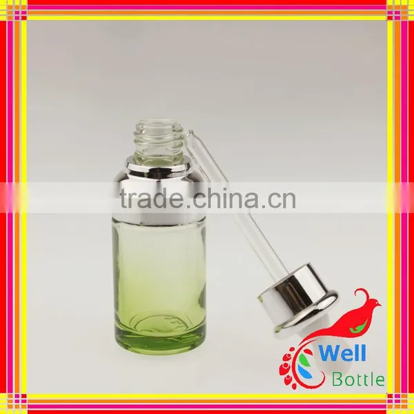 Flat Shoulder Refillable Spray With Printing Flower Cap Lotion Bottle GSB-0015R photo-4