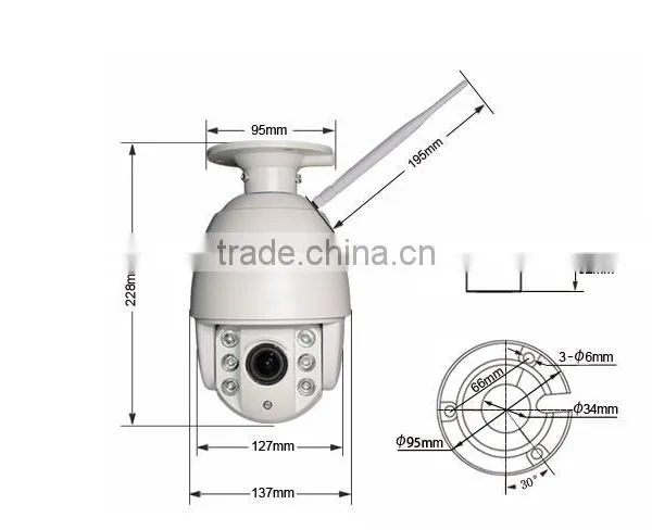 WIFI IP Camera 720P/960P Home Security Outdoor 1.3MP HD Network CCTV Camera Dome Onvif P2P Pluy and Play IR CUT photo-6