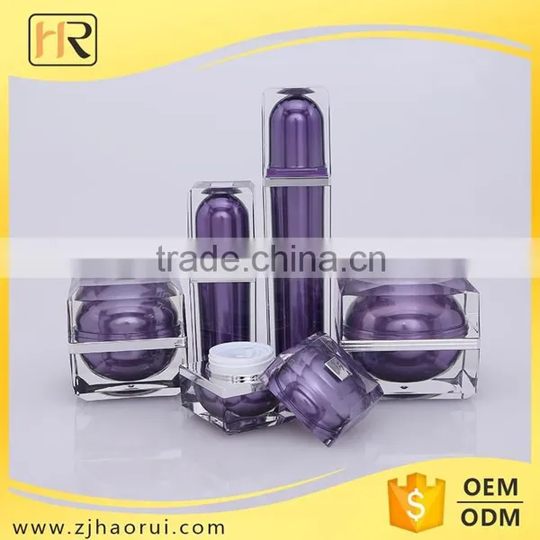 China Cosmetic Packaging Wholesale Acrylic Jar Beautiful Packaging Cosmetics