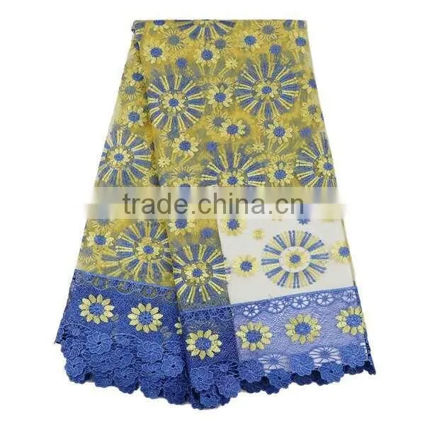 2016 Haniye Wholesale Nigerian Lace Tulle Lace Fabric African French Net Lace for Wedding/NYN91 photo-5