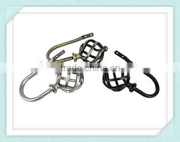 Luxious Decorative Curtain Rod Tieback Hooks,Ceiling Hanger Holder,Metal Hanger Hooks
