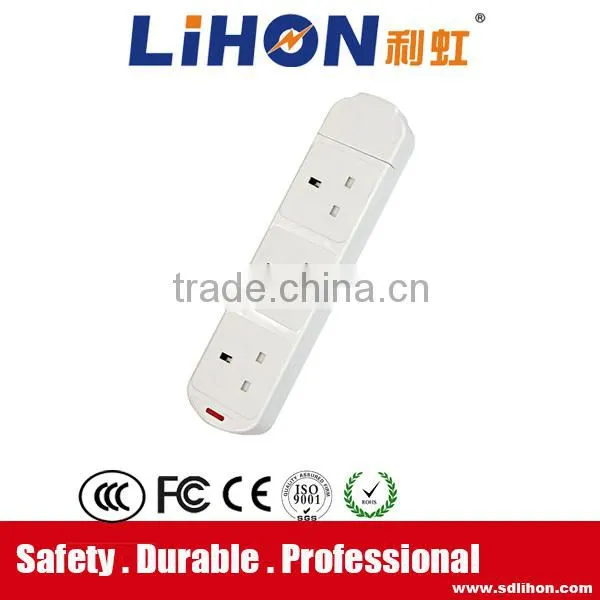 UK electrical 3 way socket power socket with swithches