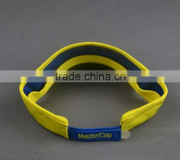 China Supplier Custom 100% Polyster Sun Visor Cap With 3D Embroidery photo-4