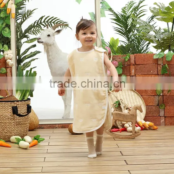 New Arrival Gauze Cotton Kids Cute Sleeping Bag