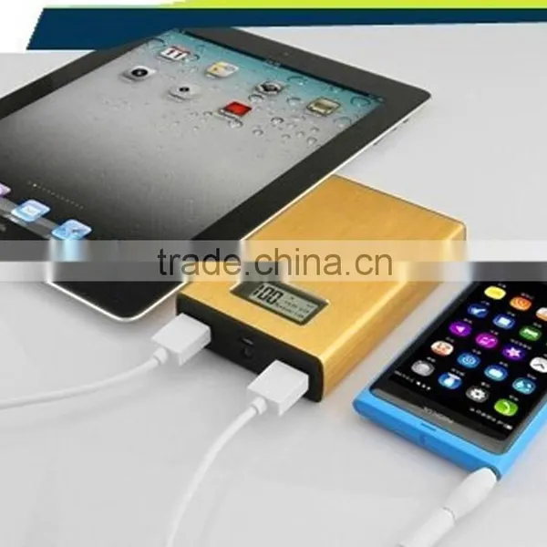 Promotional Gift Newest Model Metal Material Smart Portable 12000mah Power Bank photo-2