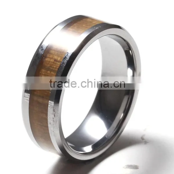 Mens Dome Yellow Gold Celtic Tungsten Ring photo-2
