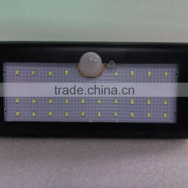 IP65 Powerful Solar Motion Sensor Light Solar Wall Lights Solar Fence Lights With 38leds photo-4