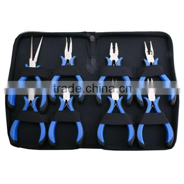 Jewelry Making Tools Kit With Zipper Case Mini Precision Pliers Tools Set For Jewelry Beading Wire Cutting Craft photo-2