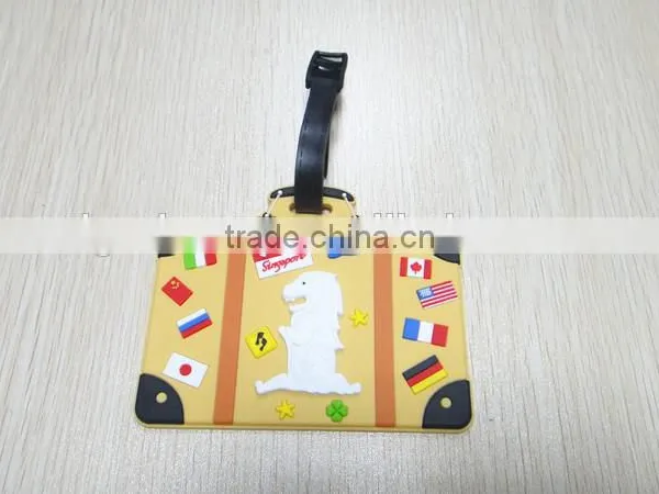Soft Pvc Luggage Tag/bussiness Card Size Luggage Tag/luggage Tag Loop Strap photo-6