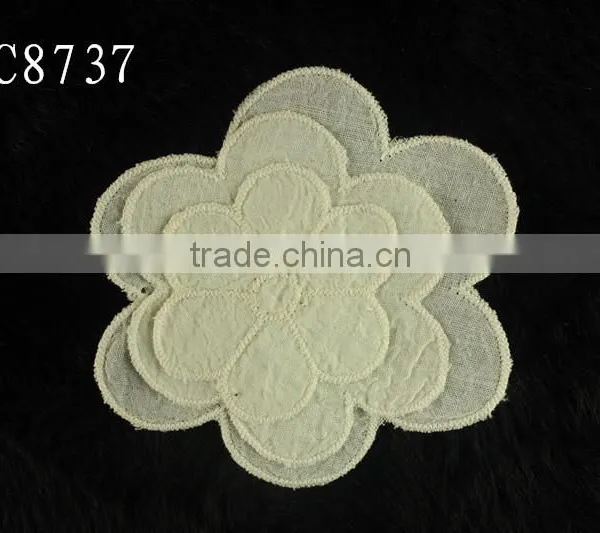 Embroidered Cotton Small Lace Collar photo-4