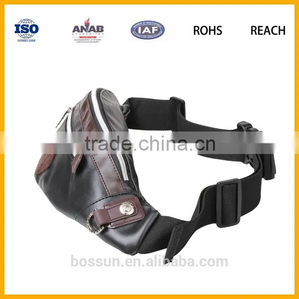 Manufacturing Man Made Leather Waist Bag, Leather Belt Bag photo-2