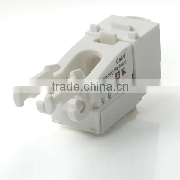 Network Solution Category 6A 90Degree UTP RJ45 Modular Keystone Jack With Dust Door photo-5