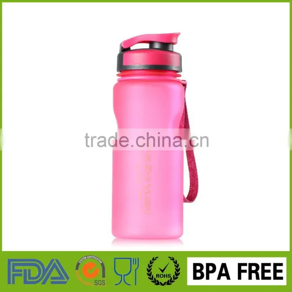 600ml Cheap Antibacterial Fashionable Plastic Travel Water Bottle photo-2