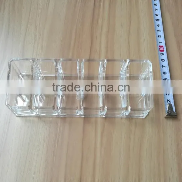 Wholesale Household Clear Cosmetic Acrylic Makeup Organizer With 12 Grids for Store Jewelry Cosmetic photo-5