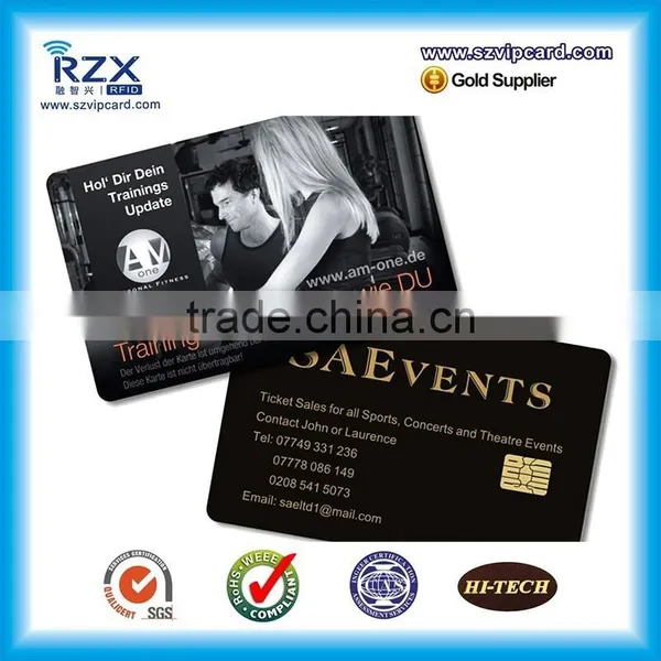Siemens 4428 Contact Pvc Smart ic Card With Chip photo-3