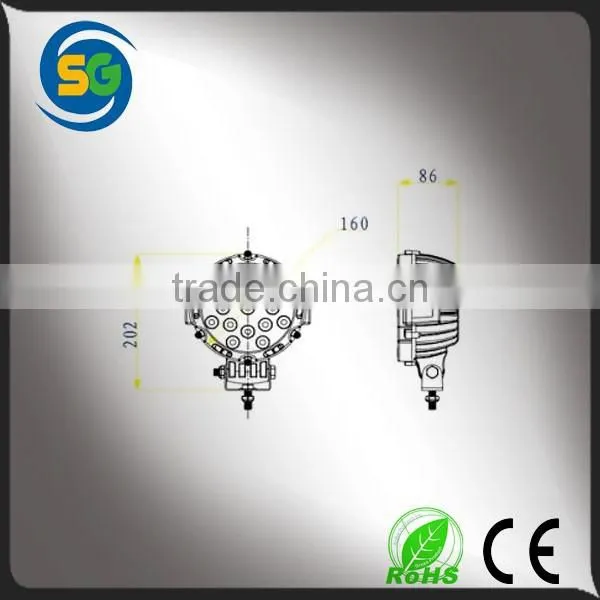 51W LED Waterproof Light LED Offroad Work Marine Lighting photo-5