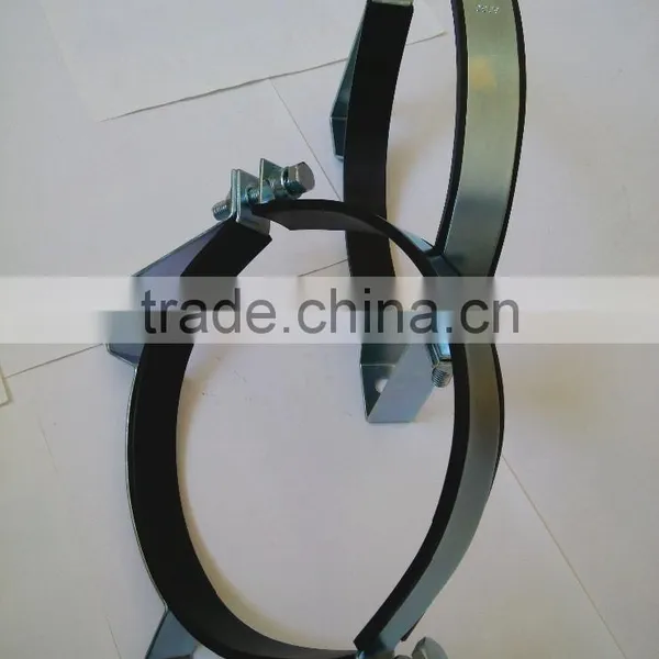 Galvanized Metal Supporting Rubber Clamp photo-3