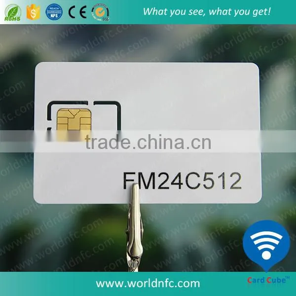 Blank Printable Plastic PVC FM24C512 FM4428 Contact Smart Card photo-2