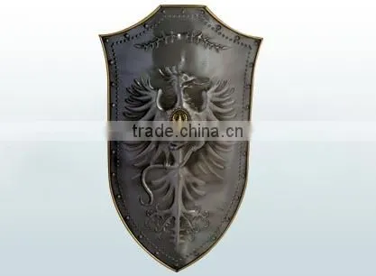 White Cross Steel Battle Shield, SCA Battle Ready Shields photo-6