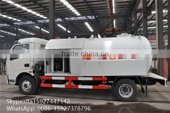 Factory Supply LPG Filling Truck 5m3 LPG Bowser Truck photo-3