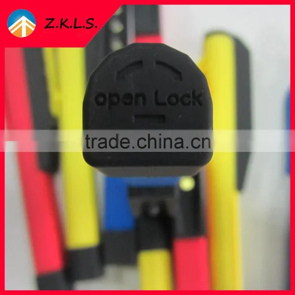 Colorful 6 LED Torch Rubber Print Light Pen photo-6