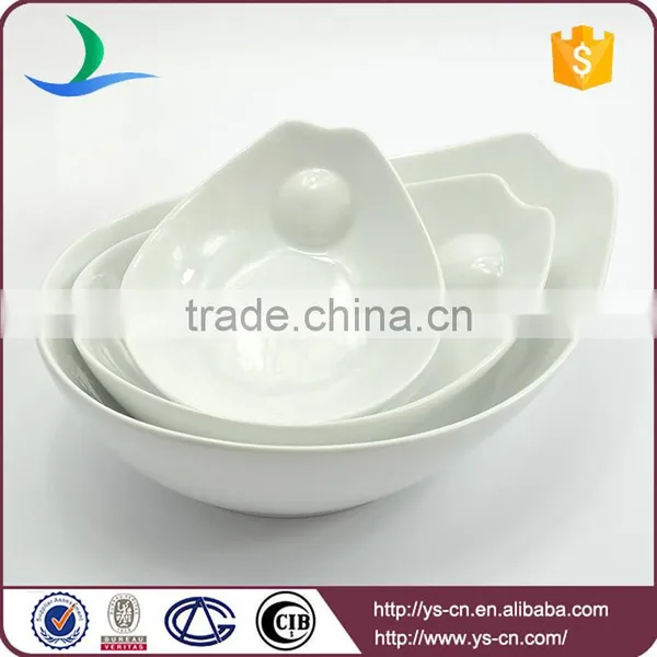 Custom Kitchen White Ceramic Dry Fruit Bowl Wholesale photo-4