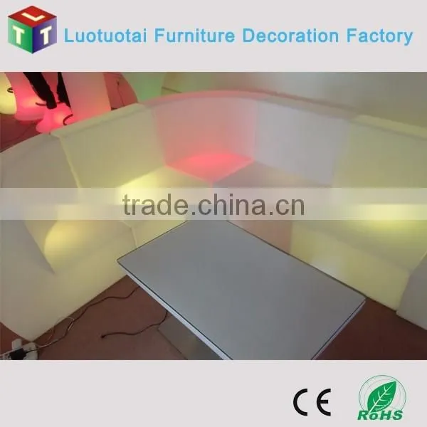 Manufacture--2015 New Corner Led Illuminated Sofa/cordless Led Light up Outdoor Furniture With Remote Control photo-3