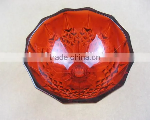 Purple Red Glass Bowl photo-2