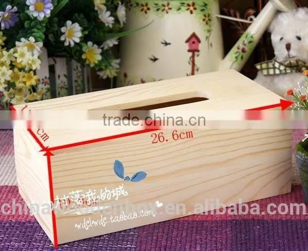 Hot Sell Wooden Natural Tissue Box photo-2