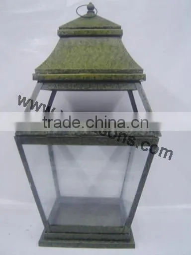 Colorful Windproof Lightweight Metal Candle Lantern photo-5