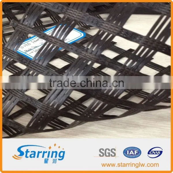 Warp Knitted Polyester Geogrid for Soil Reinforcement 30-30KN/M photo-3