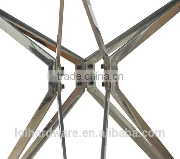 New Model Living Room Furniture,Stainless Steel Coffee Table With Tempered Glass Top photo-4