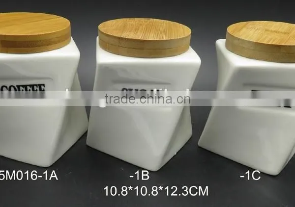 Porcelain Ceramic Storage Jar With Lid photo-5