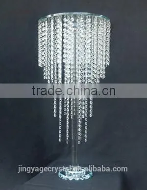 Crystal Flower Stand for Wedding Table Decoration photo-4
