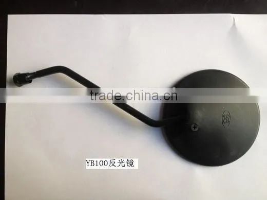 Motorcycle Parts Black Plastic Side Rearview Mirror With Plain Radiographs photo-2