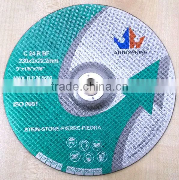 9" 230x3x22.2mm Deprssed Center Grinding Wheel for Stone photo-2