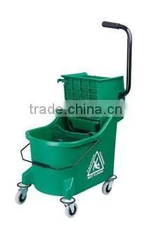 Red Wringer Bucket ,Mop Bucket With Wringer,bucket With Divider33L photo-2