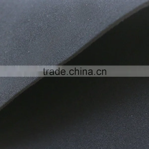 2mm Black Neoprene Fabric Stretch Fabric Neoprene, Diving Suit Neoprene With Nylon/polyester Fabric photo-2