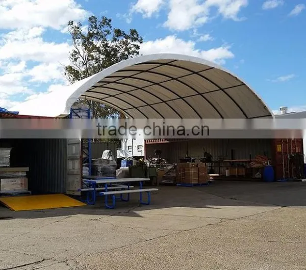 Domed Fabric Storage Building , Container Shelter , Car Garage, Fabric Structure photo-2