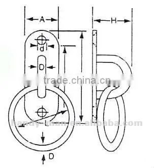Marine Mooring Ring With Narrow Base photo-6
