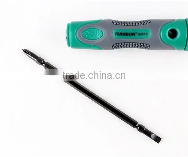 4'' 100mm Cr-V Dual-Functional Screwdriver With Plastic Handle photo-6