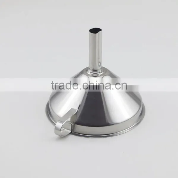 Wide Mouth Stainless Steel Funnel With Detachable Strainer photo-5
