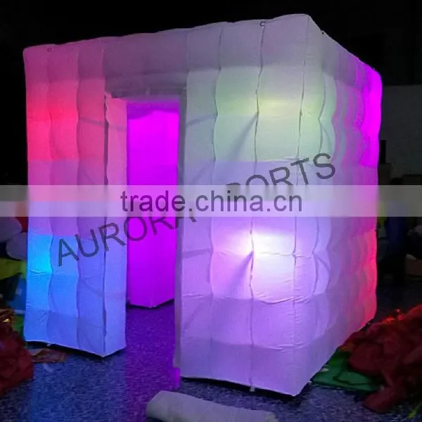 Cheap Commercial LED Inflatable Photo Booth Inflatable Photo Booth Enclosure photo-2