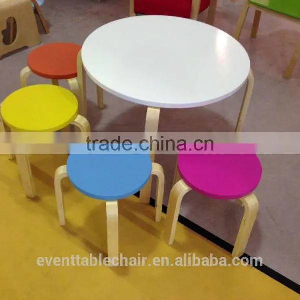 High Quality Children Stool Bentwood Children Chair and Stool photo-2