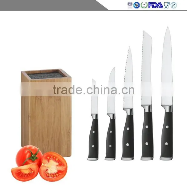 9pcs Stainless Steel Knife Block Set photo-4