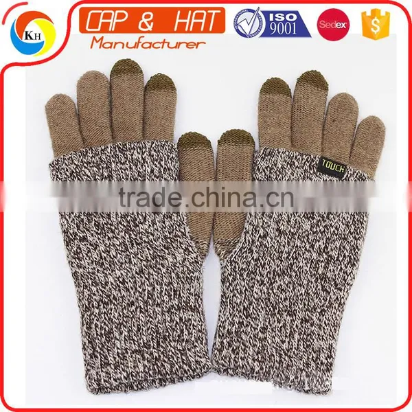 Fashion Multifunction Knitted Winter Screen Touch Gloves for Smartphones Two-piece Suit photo-2