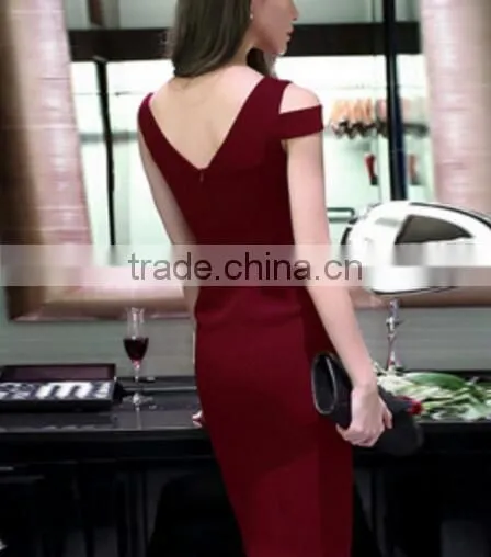 Sexy Strapless Sleeveless Dress Bag Hip Asymmetry/Asymmetric Bag Hip Skirt photo-2