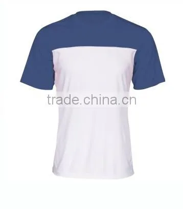 140gsm Jersey Men's Custom t Shirt With Double Color Pieces Stitching photo-4