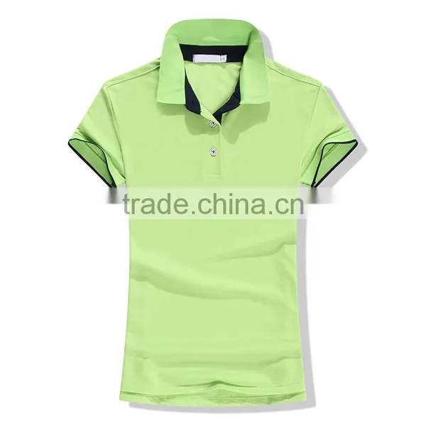 T Shirt Wholesale Cheap Women Blank Striped Multicolor Polo Shirts photo-2