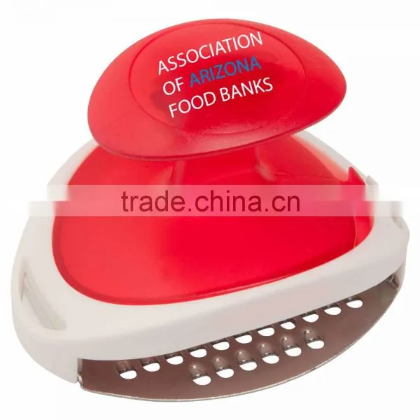 USA Made Palm Grater - Features Stainless Steel Blade for Easy Grating of Cheese, Fruit, and Vegetables and Comes With Your Logo photo-6